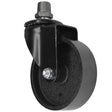 rueda industrial negra con accesorio de fontanería de hierro fundido 15x21mm