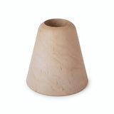 Base de lámpara cónica de aliso para portalámparas E27 — Madera natural