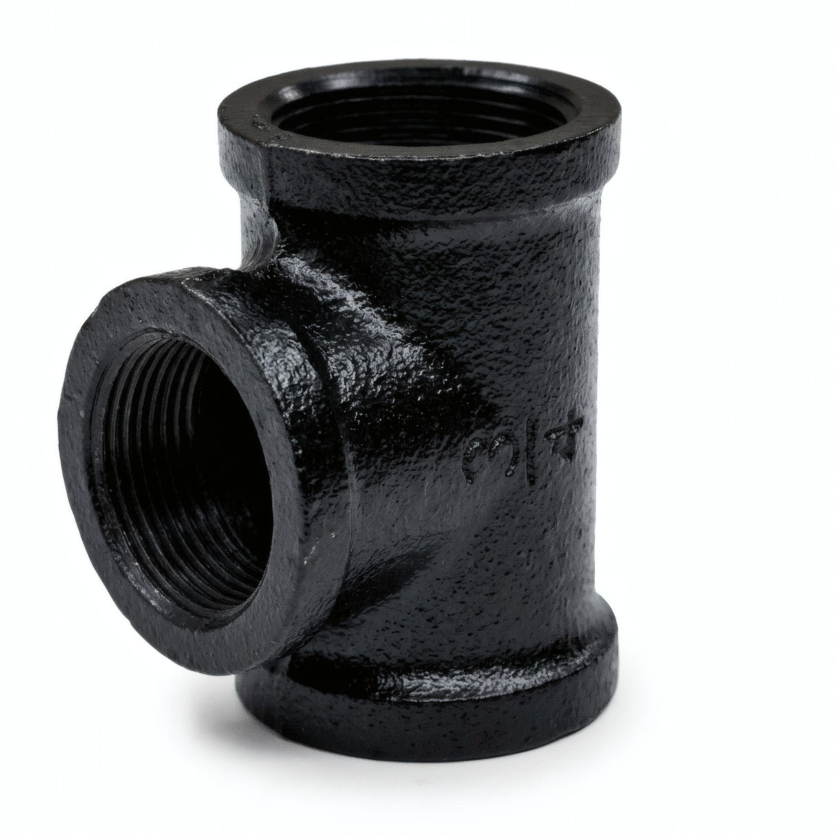 Té 3 voies F/F/F - déco – peinture noire - photo produit fond blanc 6