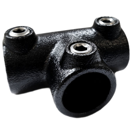 raccord à visser noir structure tubulaire