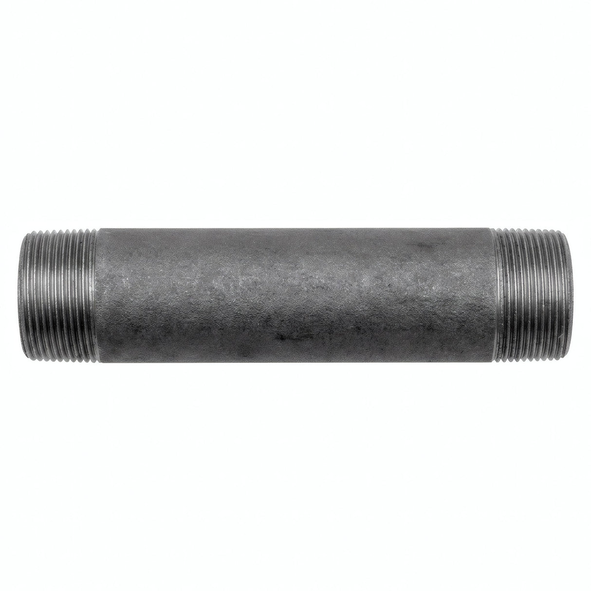 Tube 1''1/2 - 40x49mm acier noir - fileté - photo produit fond blanc 2