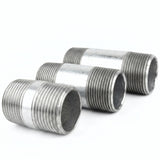 Tube 1''1/4 - 33x42mm acier galvanisé - fileté - photo produit fond blanc 2