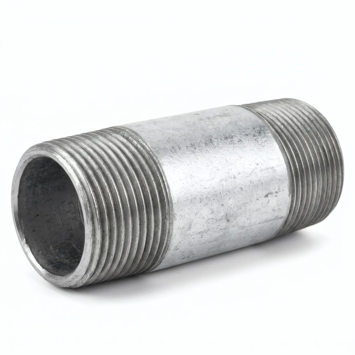 Tube 1''1/4 - 33x42mm acier galvanisé - fileté - photo produit fond blanc 8