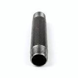 Tube 1/2'' sur-mesure - 15x21mm acier noir - fileté - photo produit fond blanc 1
