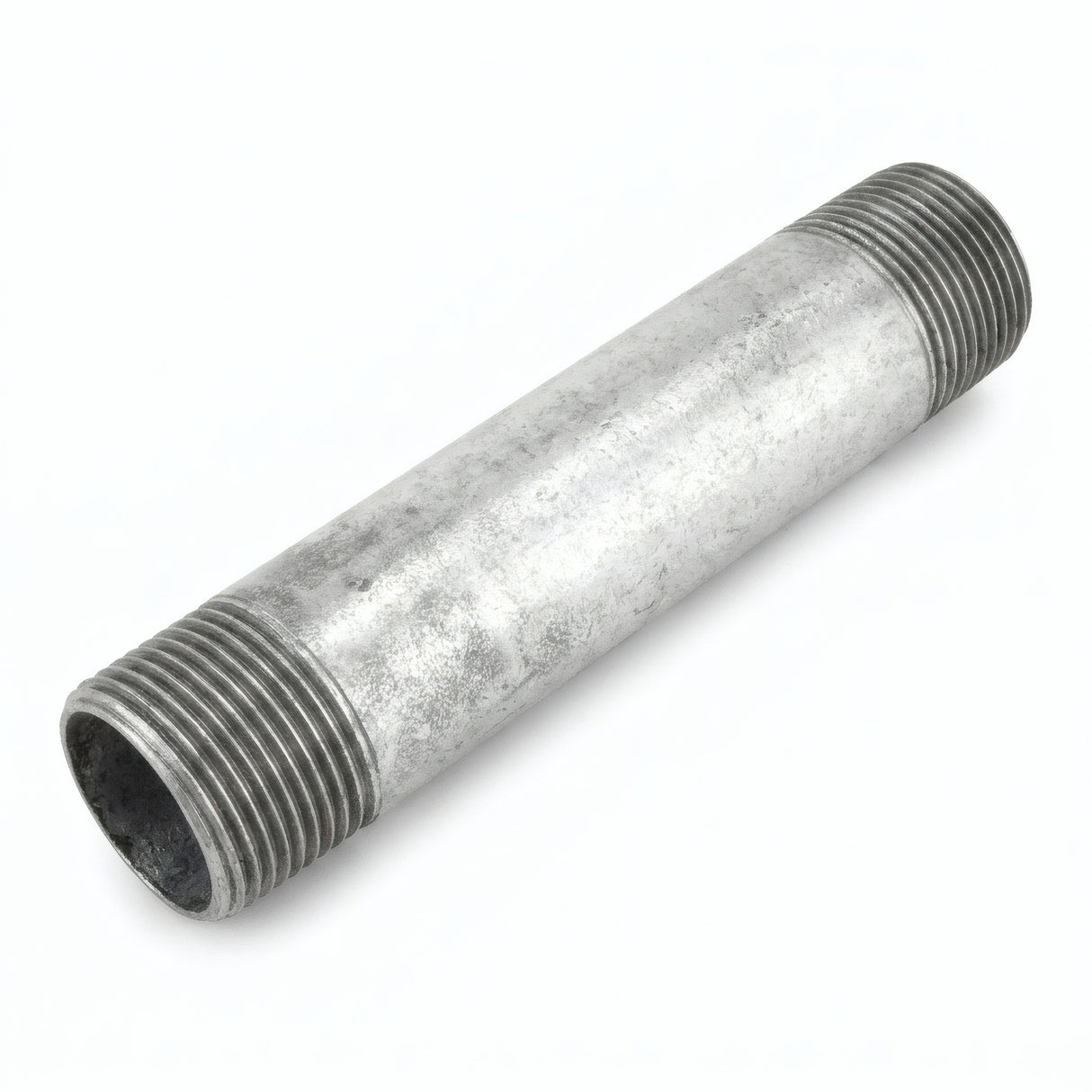 Tube 1'' - 26x34mm acier galvanisé - fileté - photo produit fond blanc 7