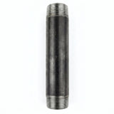 Tube 1'' - 26x34mm acier noir - fileté - photo produit fond blanc 5