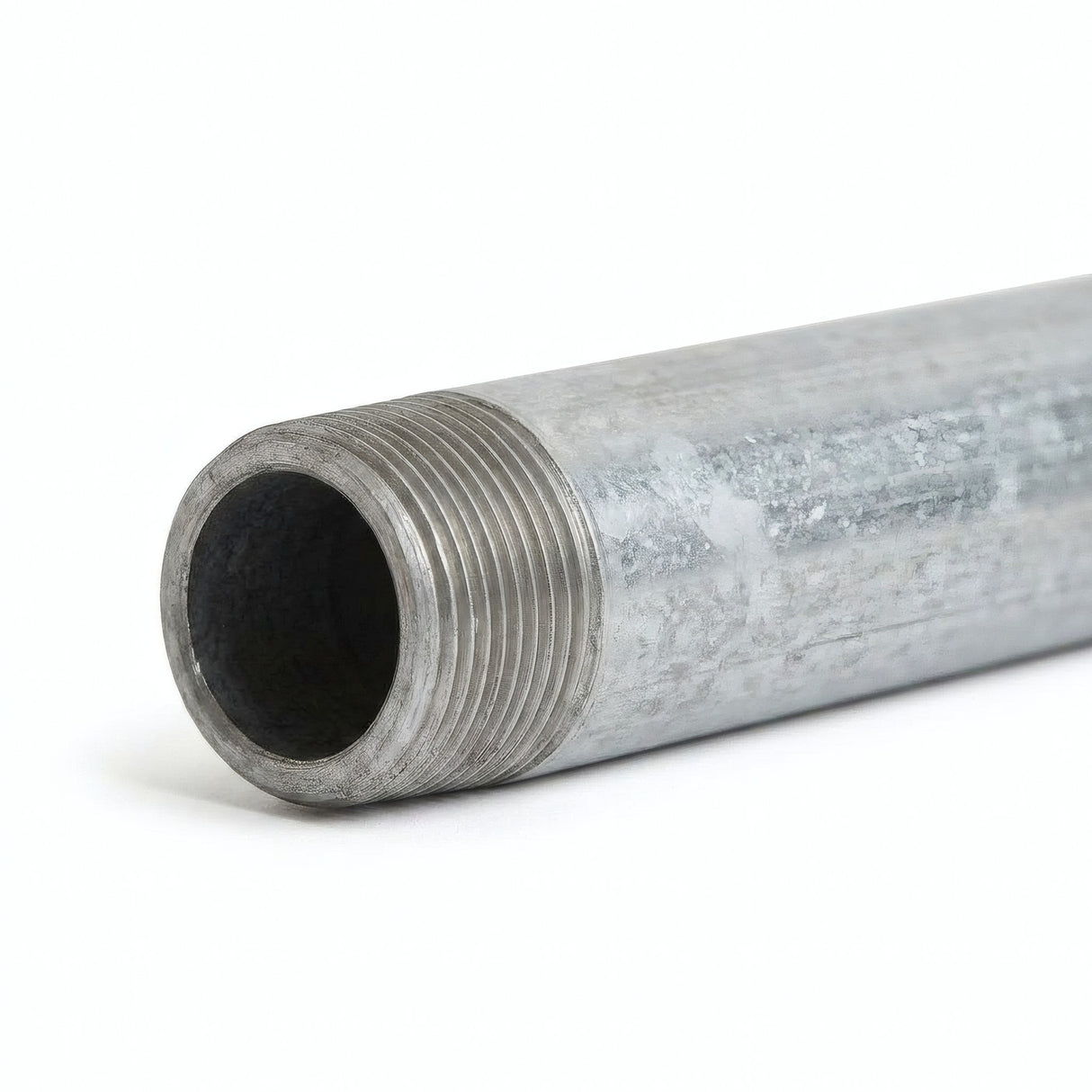Tube 1/4" - 8x13mm acier galvanisé - photo produit fond blanc 1