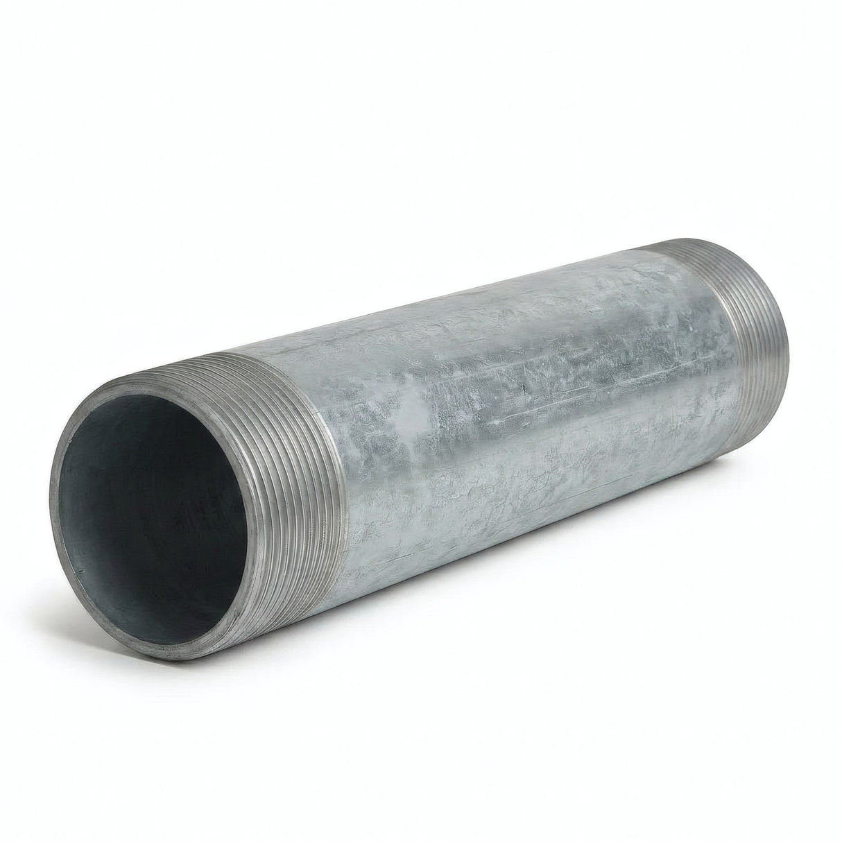 Tube 2"1/2 - 66x76mm acier galvanisé - photo produit fond blanc 1