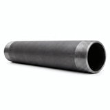 Tube 2"1/2 - 66x76mm acier noir - photo produit fond blanc 13