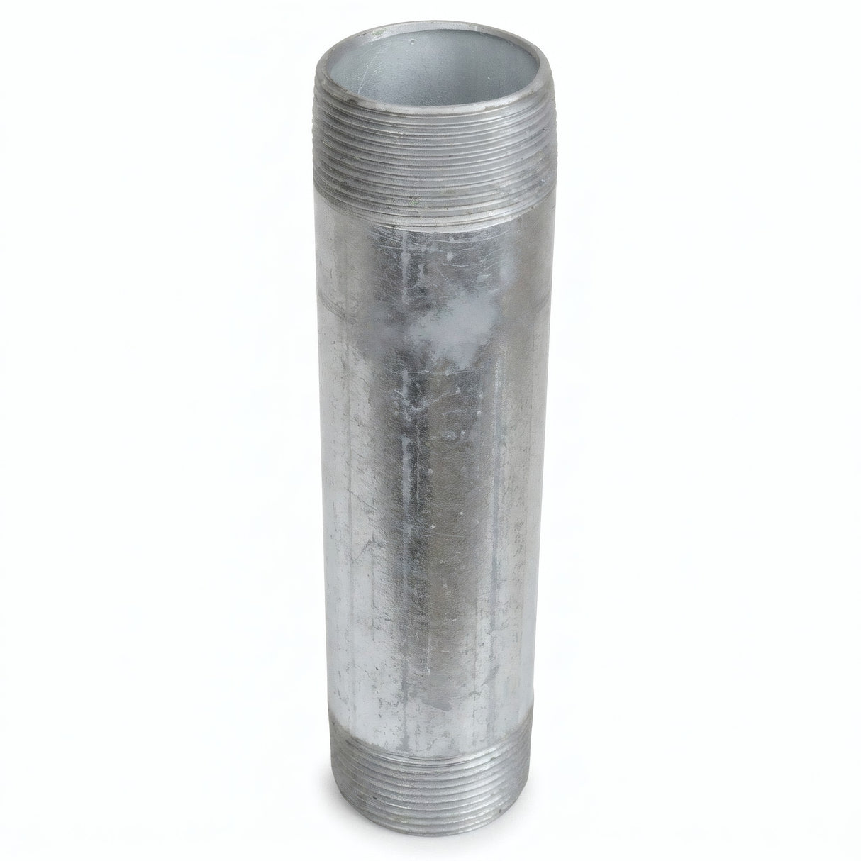Tube 2" - 50x60mm acier galvanisé - fileté - photo produit fond blanc 1
