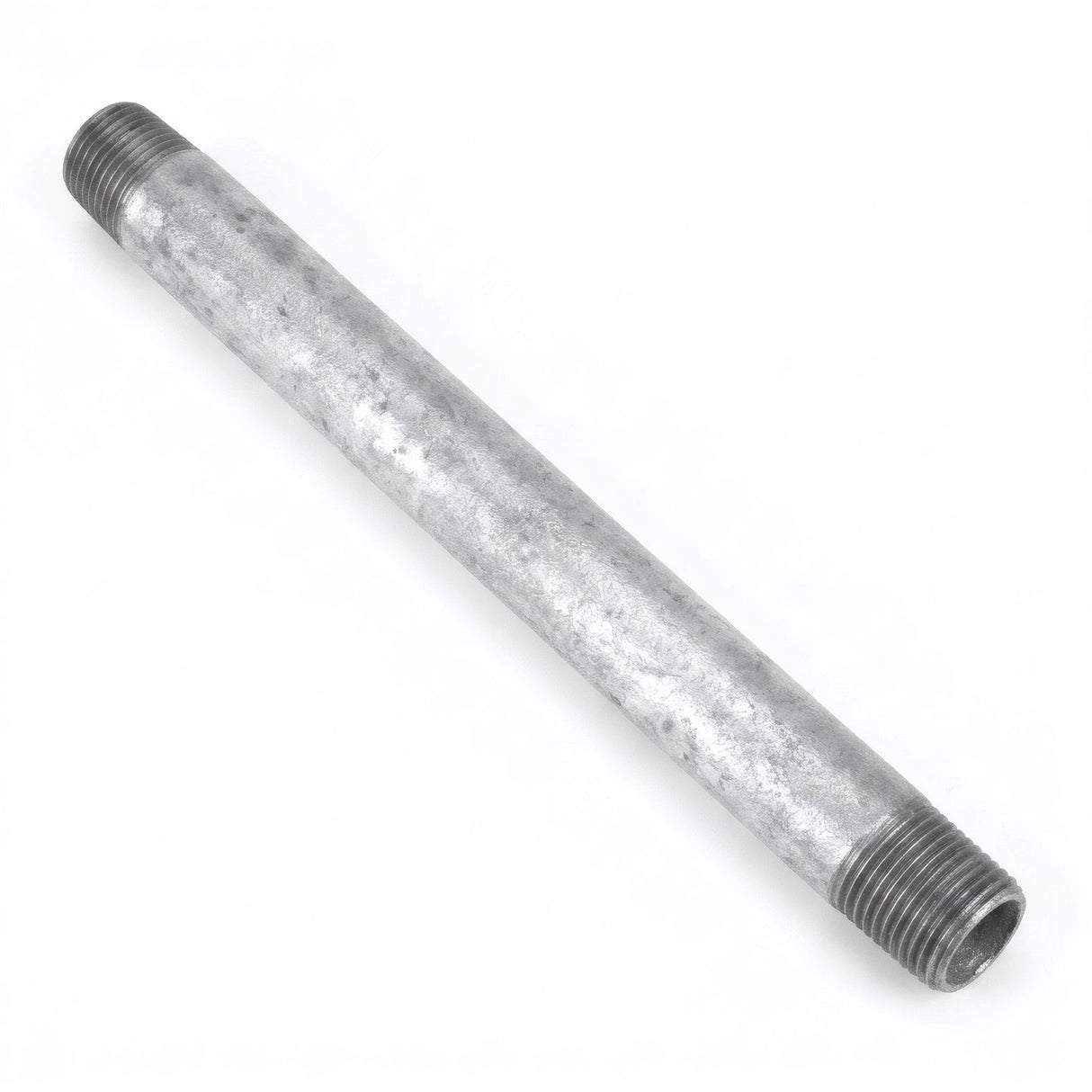 Tube 3/8'' - 12x17mm acier galvanisé - fileté - photo produit fond blanc 6