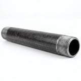 Tube 3/8'' - 12x17mm acier noir - fileté - photo produit fond blanc 6