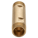 Tubo de espera macho-macho para contador de agua de latón CW617N BSP - vista lateral