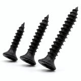 Vis bois & aggloméré noires - photo produit fond blanc 4