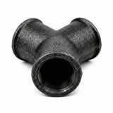 Y - 3 voies - fonte noire - photo produit fond blanc 4