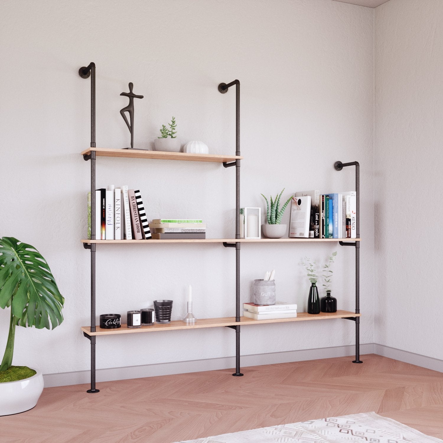 Kit de montantes para estanterías de fontanería a medida