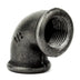 Codo 90° H/H hierro fundido negro Ref. 90