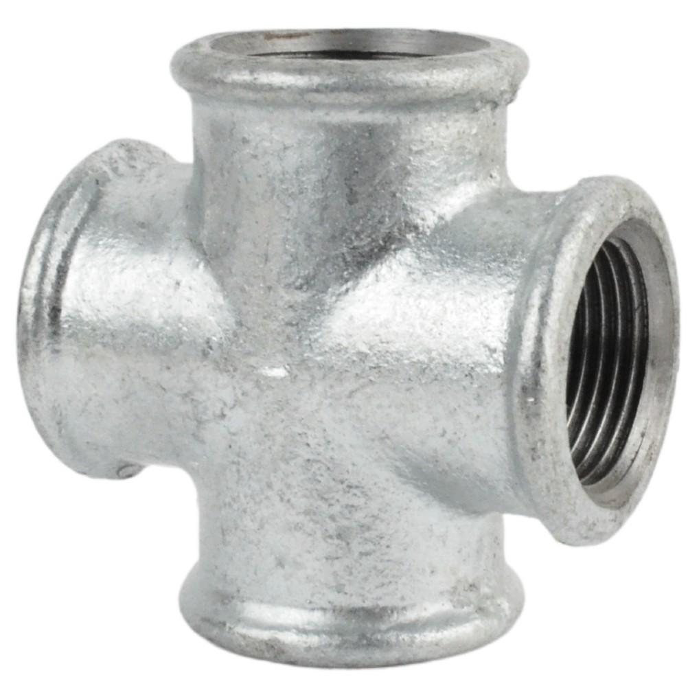 Cruz de hierro fundido galvanizada roscado