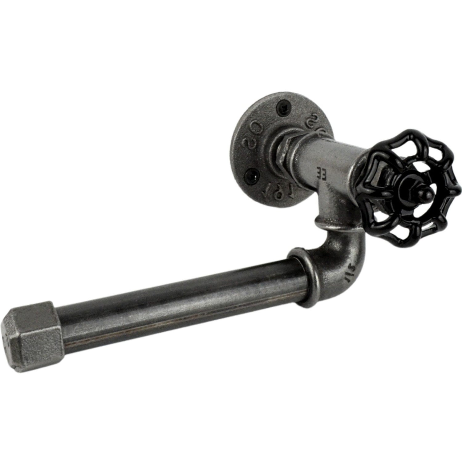 dérouleur de papier toilette volant noir