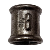 Manguito derecha/izquierda FF hierro fundido negro 