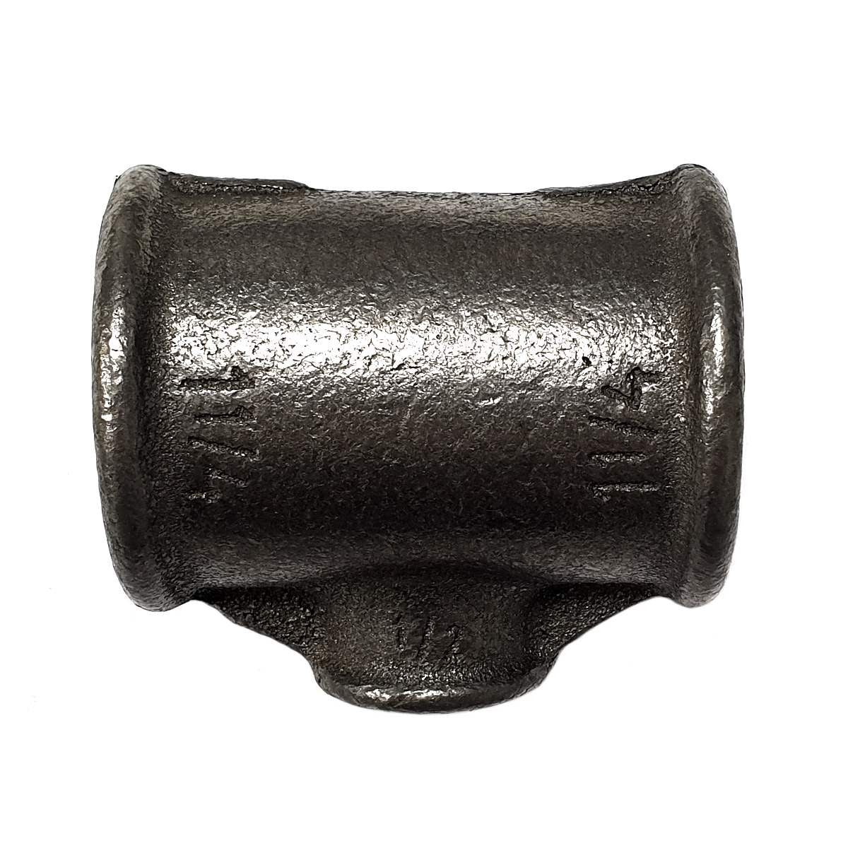Raccord Té réduit fonte noire Fem/Fem/Fem (33x42)-(15X21)-(33x42)