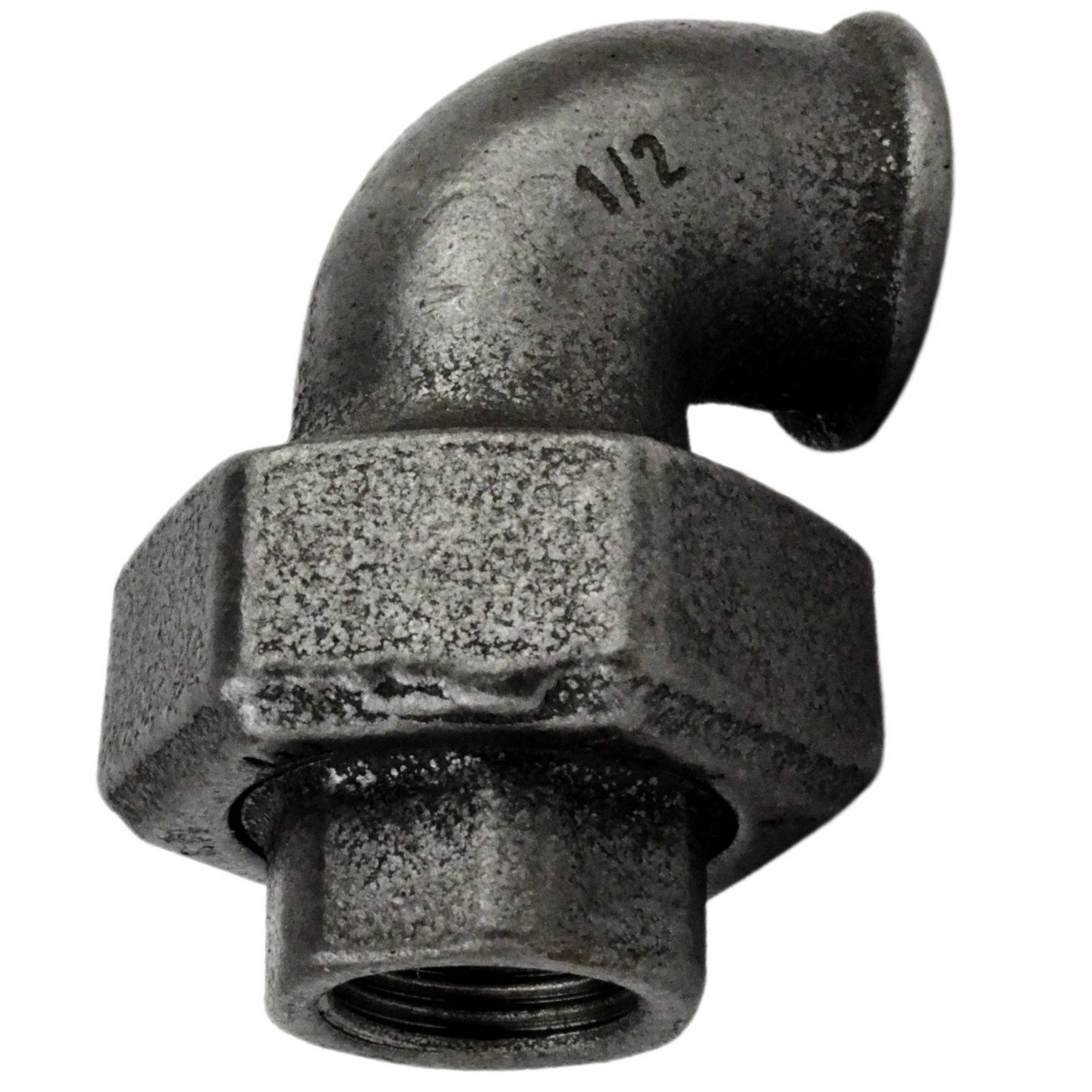 Codo Unión H/H hierro fundido negro