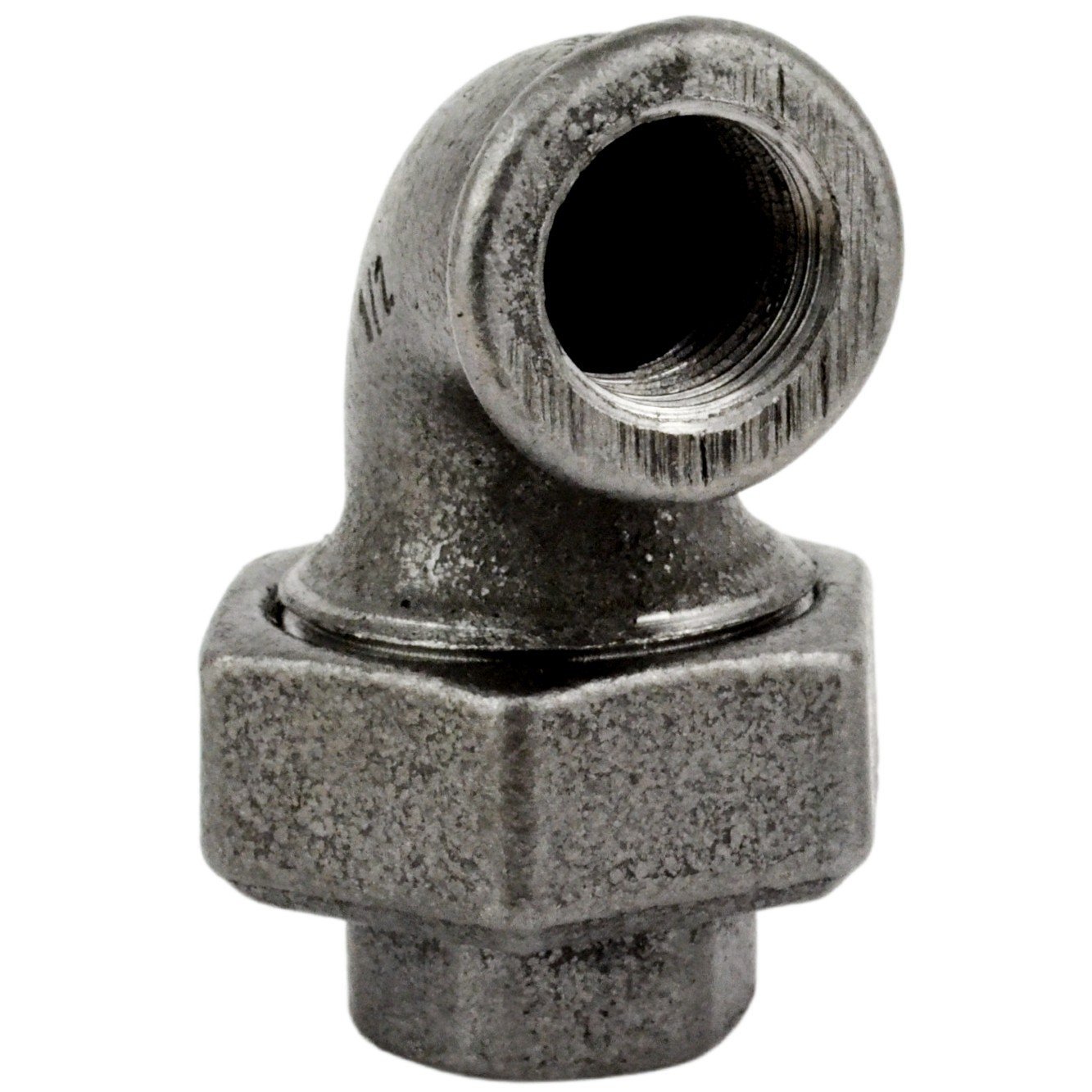 Codo Unión H/H hierro fundido negro