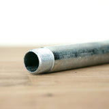 tubo de acero galvanizado roscado hecho a medida 12x17mm 12/17mm 3/8'' pulgadas