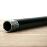 tubo de acero negro personalizado roscado 12x17mm 12/17mm 3/8'' pulgadas