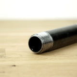 tubo de acero negro personalizado roscado 15x21mm 15/21mm 1/2'' pulgadas