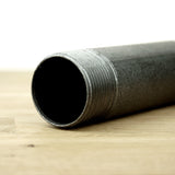 tubo de acero negro personalizado roscado 33x42mm 33/42mm 1''1/4 (pulgadas)